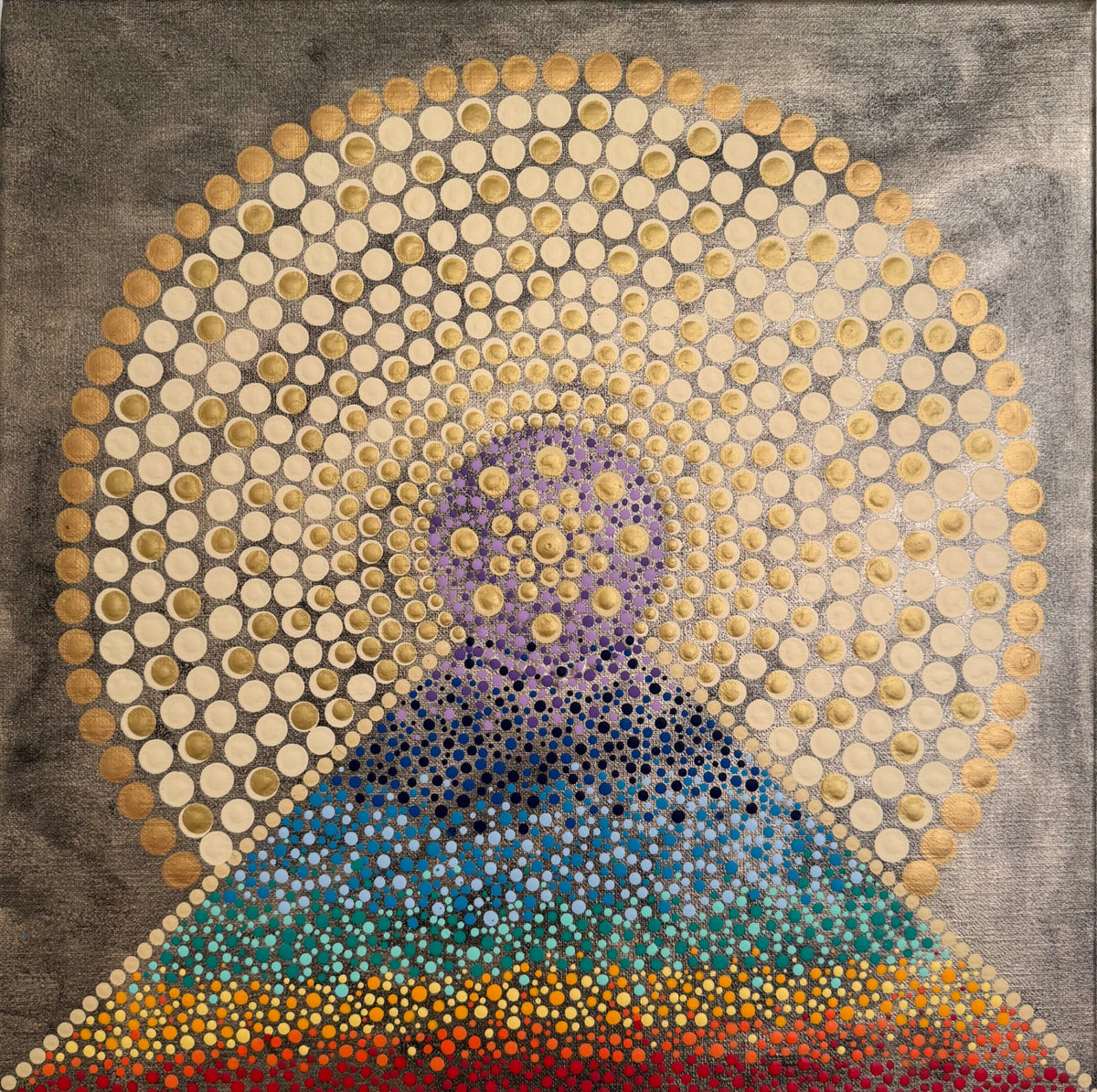 The Keeper of the Golden Portal in een interieur, origineel schilderij van Flora&Florana