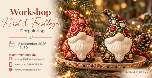 Workshop Kerst & Feestdagen – Dotpainting ✨